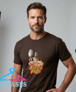 Travis Scott Reese's Puffs Cereal Promo Brown T-Shirt