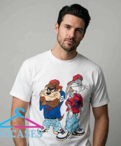 Vintage 90s Looney Bugs & Taz Hip Hop T-Shirt