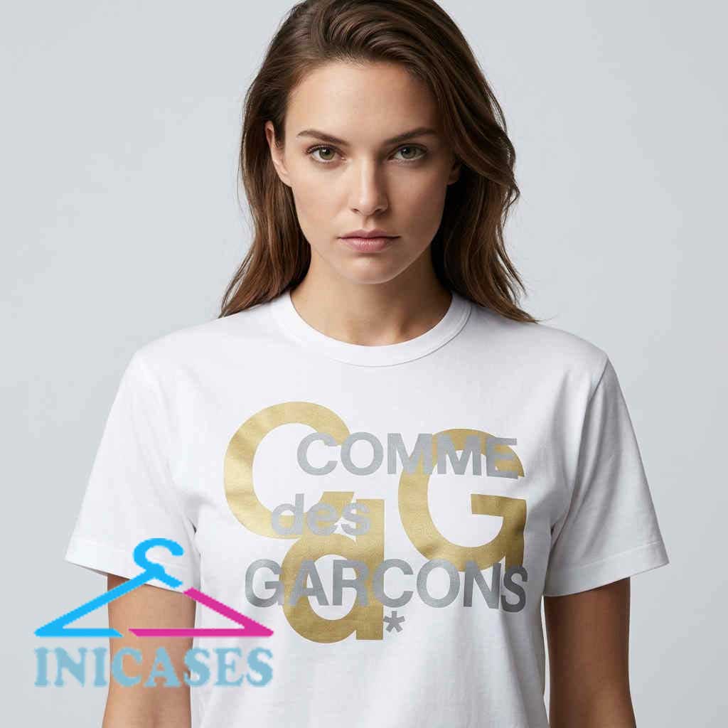 CDG Archive Two White Cotton T-Shirt CDG Archive Two White Cotton T-Shirt - Image 4