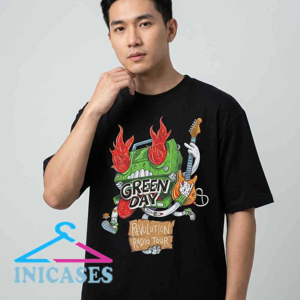 Vintage Green Day Flaming Boombox Tour Shirt Vintage Green Day Flaming Boombox Tour Shirt - Image 4