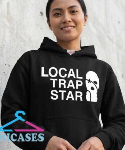 Local Trap Star Black Balaclava Hoodie