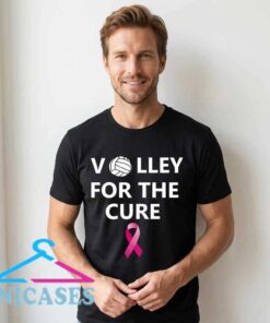 Pink Ribbon Volleyball Awareness Tee Pink Ribbon Volleyball Awareness Tee