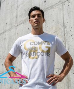 CDG Archive Two White Cotton T-Shirt CDG Archive Two White Cotton T-Shirt
