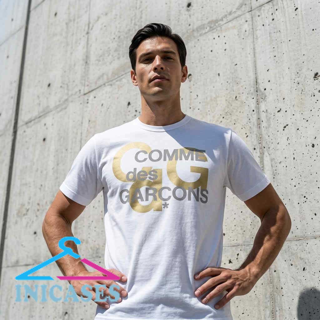 CDG Archive Two White Cotton T-Shirt CDG Archive Two White Cotton T-Shirt - Image 2
