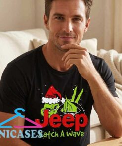 Grinch Jeep Catch a Wave Christmas Shirt