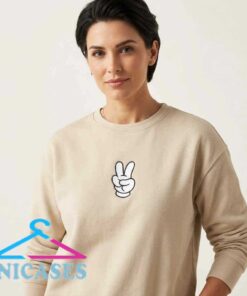 Mickey Mouse Peace Sweatshirt Mickey Mouse Peace Sweatshirt