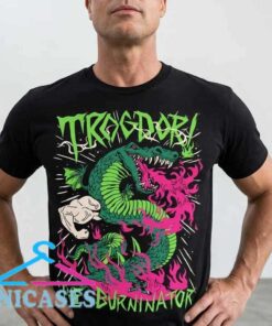 Trogdor the Burninator Neon Homestar Runner T-Shirt Art