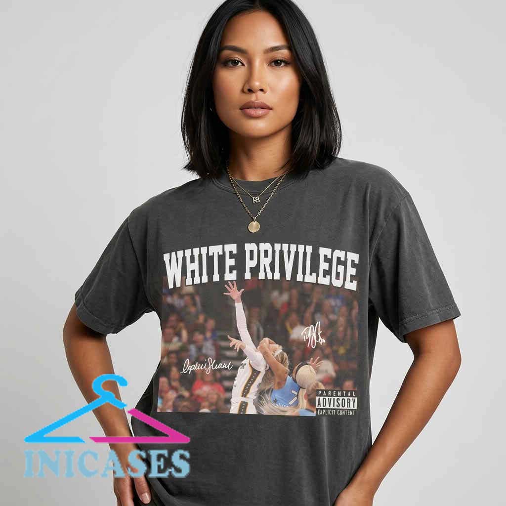 White Privilege WNBA Vintage Tee Shirt White Privilege WNBA Vintage Tee Shirt - Image 4