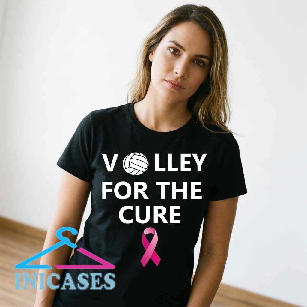 Pink Ribbon Volleyball Awareness Tee Pink Ribbon Volleyball Awareness Tee - Image 4