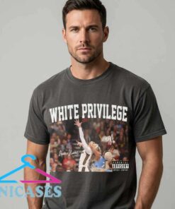 White privilege shirt with bold social justice message, equality awareness graphic tee, activism streetwear design, modern protest fashion, human rights inspired apparel