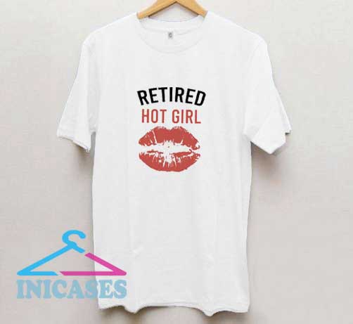 Retired Hot Girl Lips Graphic Shirt