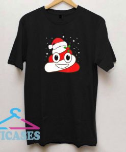 Santa Poop Emoji Christmas Shirt