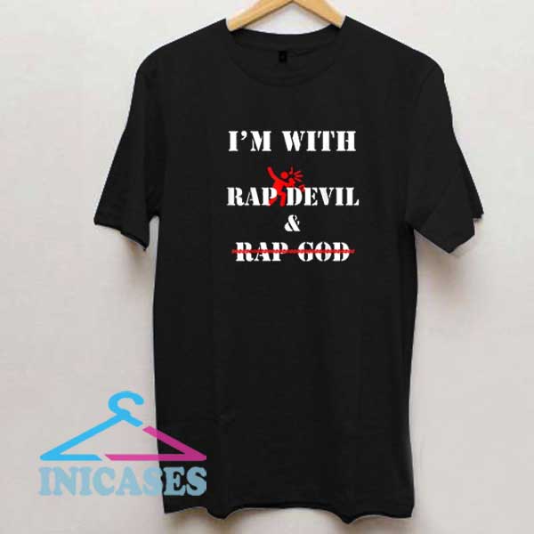 Slogan Im With Rap Devil Shirt